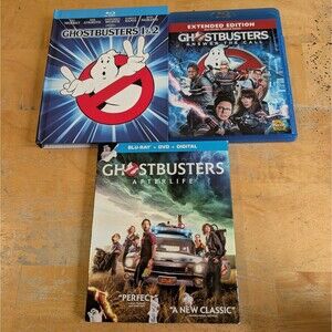 Lot of 4 Blu Ray Ghostbusters Movies 1 and 2 Answer The Call Afterlife Murray